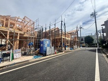【東京都/練馬区南大泉】練馬区南大泉2丁目　新築戸建　6号棟 建築中の外観：全7区画