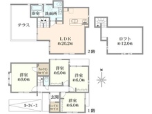 【東京都/練馬区南大泉】練馬区南大泉2丁目　新築戸建　6号棟 間取り図