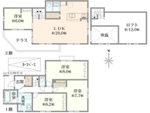 【東京都/練馬区南大泉】練馬区南大泉2丁目　新築戸建　7号棟 間取り図