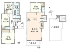 【東京都/杉並区阿佐谷北】杉並区阿佐谷北6丁目　3号棟　全8棟 間取り図