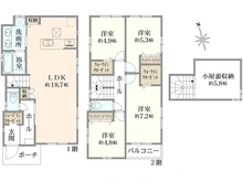 【東京都/杉並区阿佐谷北】杉並区阿佐谷北6丁目　8号棟　全8棟 間取り図