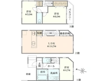 【東京都/西東京市保谷町】西東京市保谷町5丁目　築浅戸建 間取り図