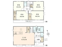 【東京都/西東京市住吉町】西東京市住吉町一丁目新築戸建　C号棟/全4棟 間取り図