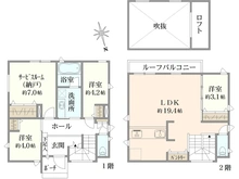 【東京都/杉並区南荻窪】イニシアフォーラム南荻窪　3号棟 間取り図
