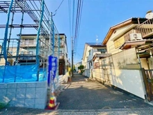 【東京都/調布市染地】調布市染地1丁目　新築戸建 前面道路