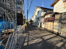 【東京都/調布市染地】調布市染地1丁目　新築戸建 前面道路