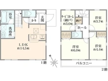 【東京都/調布市下石原】調布市下石原　第4 間取り図
