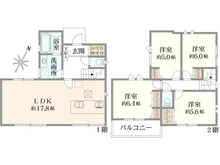 【東京都/調布市国領町】調布市国領町6丁目 間取り図