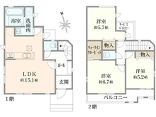 【東京都/調布市菊野台】調布市菊野台二丁目新築戸建　（I号棟/全13棟） 間取り図