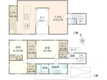 【東京都/杉並区松庵】杉並区松庵一丁目　邸宅 間取り図