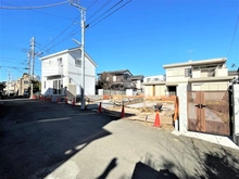 【東京都/調布市深大寺北町】調布市深大寺北町4丁目新築戸建　A号棟 建築中の外観
