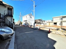 【東京都/調布市深大寺北町】調布市深大寺北町4丁目新築戸建　A号棟 前面道路