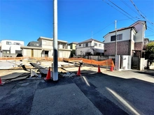 【東京都/調布市深大寺北町】調布市深大寺北町4丁目新築戸建　B号棟 建築中の外観