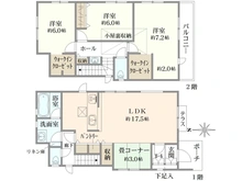 【東京都/調布市深大寺元町】調布市深大寺元町4丁目新築戸建　1号棟 間取り図