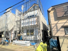 【東京都/調布市深大寺元町】調布市深大寺元町4丁目B号棟 建築中の外観