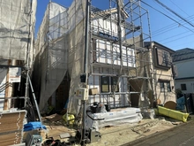 【東京都/調布市深大寺元町】調布市深大寺元町4丁目B号棟 建築中の外観