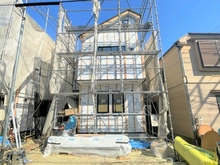 【東京都/調布市深大寺元町】調布市深大寺元町4丁目B号棟 建築中の外観