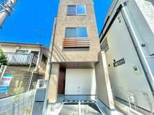 【東京都/世田谷区玉川】世田谷区玉川3丁目 新築戸建て B号棟 外観：全2棟／左側　B号棟