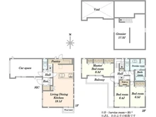 【東京都/世田谷区奥沢】中古戸建 世田谷区奥沢1丁目 間取り図