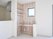 【東京都/稲城市坂浜】稲城市坂浜4丁目　新築戸建3号棟 LDK：カウンター付き