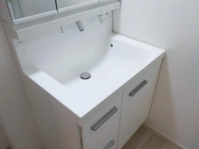 【東京都/足立区本木南町】足立区本木南町　新築戸建1号棟 洗面室：洗面化粧台