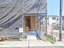 【東京都/足立区本木南町】足立区本木南町　新築戸建3号棟 建築中の外観