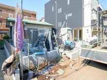【東京都/府中市白糸台】府中市白糸台1丁目新築戸建 建築中の外観
