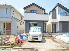 【東京都/狛江市中和泉】狛江市中和泉4丁目　新築戸建2号棟 建築中の外観：全2棟