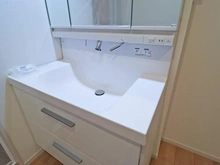 【神奈川県/川崎市麻生区片平】川崎市麻生区片平1丁目新築戸建 洗面室：洗面ボール