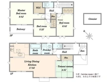 【神奈川県/川崎市麻生区片平】新築戸建FOREST TOWN片平 10号棟 間取り図