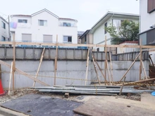 【神奈川県/川崎市多摩区南生田】川崎市多摩区南生田5丁目　新築戸建3号棟 建築中の外観：全3棟