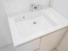 【東京都/府中市若松町】府中市若松町3丁目　新築戸建1号棟 洗面室：洗面ボール