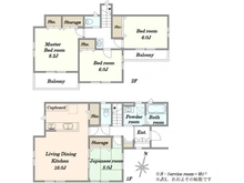 【神奈川県/秦野市東田原】秦野市東田原 新築戸建9号棟 間取り図
