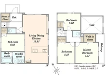 【東京都/稲城市平尾】稲城市平尾4丁目新築戸建　【10号棟】 間取り図