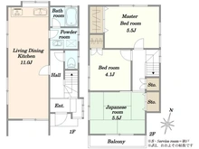 【東京都/多摩市和田】多摩市和田　中古戸建 間取り図