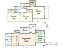 【神奈川県/川崎市多摩区栗谷】川崎市多摩区栗谷4丁目　新築戸建4号棟 間取り図