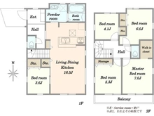 【東京都/町田市野津田町】町田市野津田町　新築戸建3号棟 間取り図
