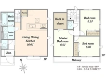 【東京都/稲城市押立】稲城市押立　3号棟 間取り図