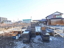 【東京都/稲城市押立】稲城市押立　6号棟 建築中の外観：全13区画