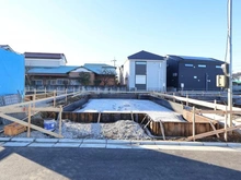 【東京都/稲城市押立】稲城市押立　10号棟 建築中の外観：全13区画