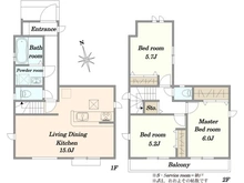 【東京都/稲城市押立】稲城市押立　11号棟 間取り図