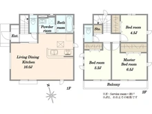 【東京都/稲城市押立】稲城市押立　1号棟 間取り図