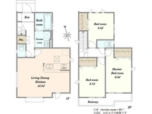 【東京都/稲城市押立】稲城市押立　12号棟 間取り図