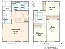 【東京都/稲城市押立】稲城市押立　13号棟 間取り図
