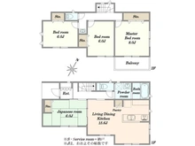 【神奈川県/秦野市東田原】秦野市東田原　新築戸建5号棟　 間取り図