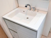 【東京都/稲城市東長沼】稲城市東長沼　新築戸建4号棟 洗面室：洗面ボール