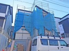 【東京都/稲城市東長沼】稲城市東長沼　新築戸建6号棟 建築中の外観：全9棟