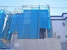 【東京都/稲城市東長沼】稲城市東長沼　新築戸建8号棟 建築中の外観：全9棟