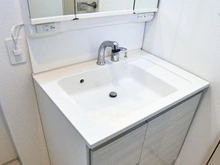 【東京都/稲城市東長沼】稲城市東長沼　新築戸建8号棟 洗面室：洗面ボール