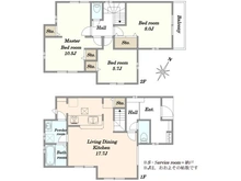 【東京都/町田市図師町】町田市図師町新築戸建4号棟 間取り図
